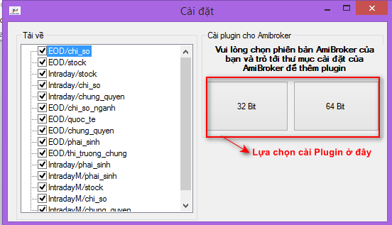 6 Minh họa vị trí lựa chọn cài đặt Plugin